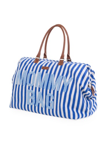 Mommy bag rayas azul