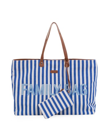 Family bag rayas azul