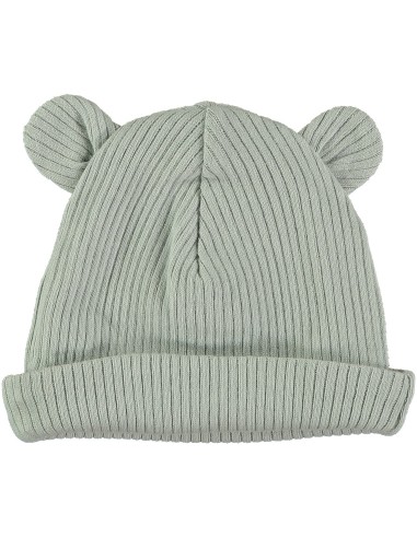 Gorro orejitas canalé jade