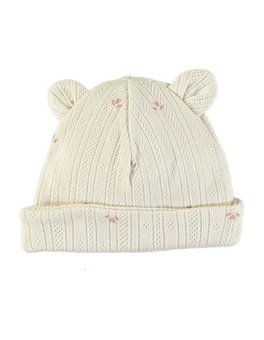 Gorro orejitas calado sweet holland pinklace