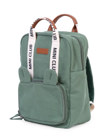 Mochila miniclub signature canvas verde