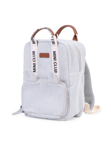 Mochila miniclub signature canvas offwhite