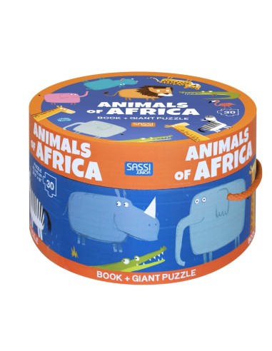 Libro + puzzle: Animales de África