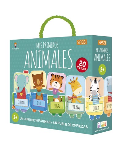 Libro + puzzle: Mis primeros animales