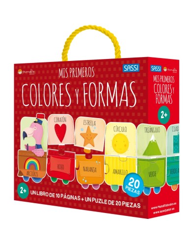 Libro + puzzle: Mis primeros colores y formas