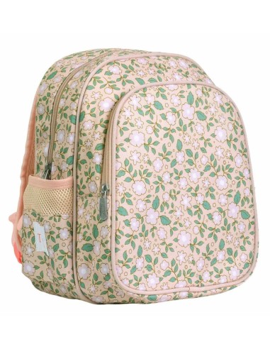 Mochila grande blossoms rosa