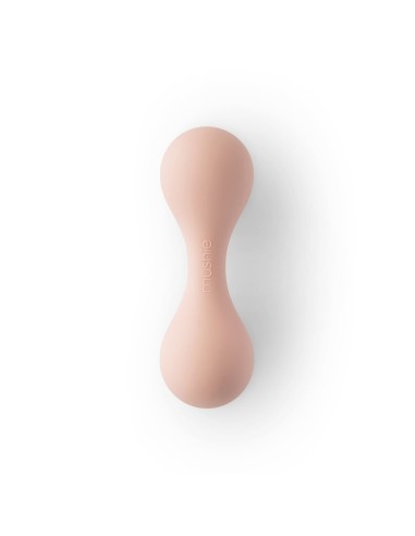 Sonajero silicona bebé solid blush