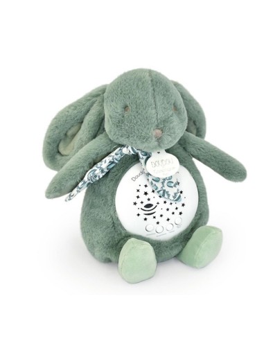 Conejito musical nightlight sage