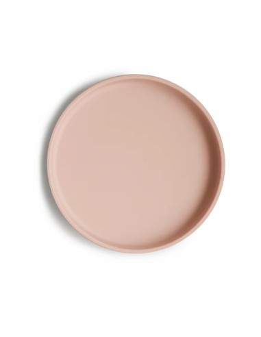 Plato ventosa clásico solid blush