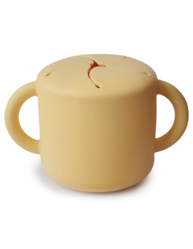 Taza para snack silicona solid pale daffodil