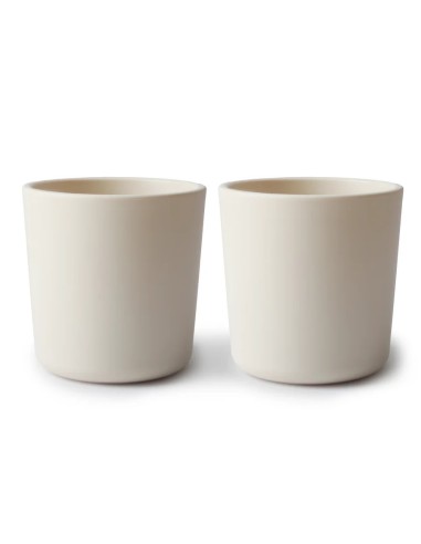 Pack 2 vasos solid ivory