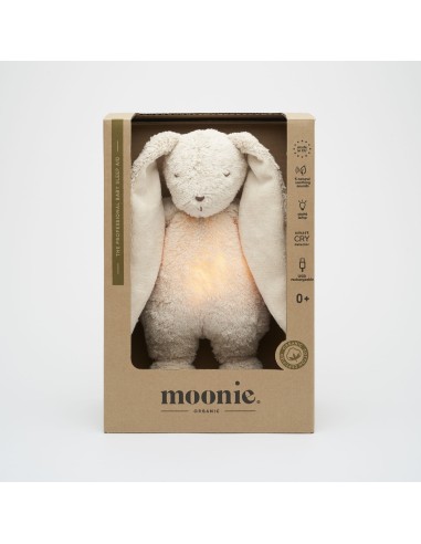 Peluche luz-sonido conejo orgánico sand natur