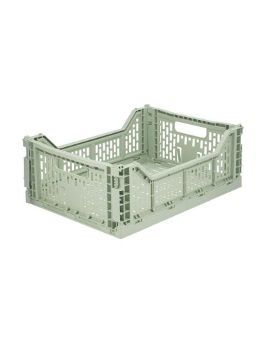 Caja plegable mediana sage