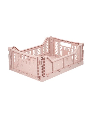 Caja plegable mediana old rose