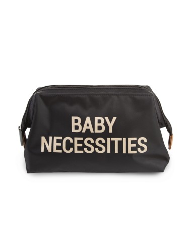 Neceser baby necessities negro/dorado