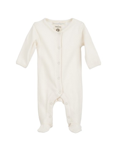 Pijama entero pointelle off white